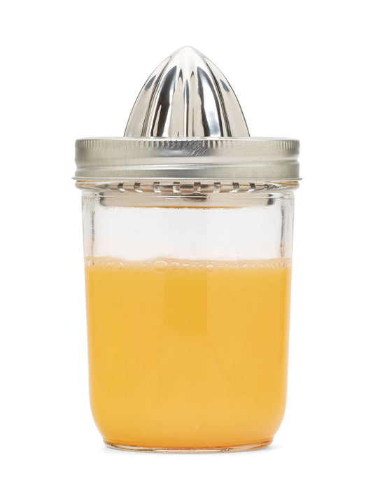 Jarware Citrus Juicer Lid for Wide Mouth Mason Jar