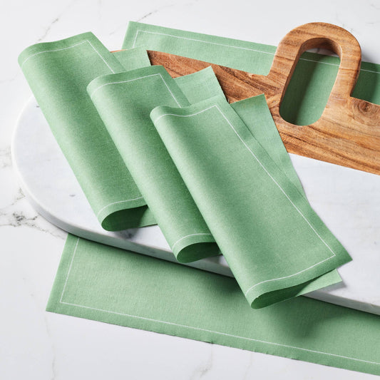 Eucalyptus Cotton Luncheon Napkins 25 napkin roll