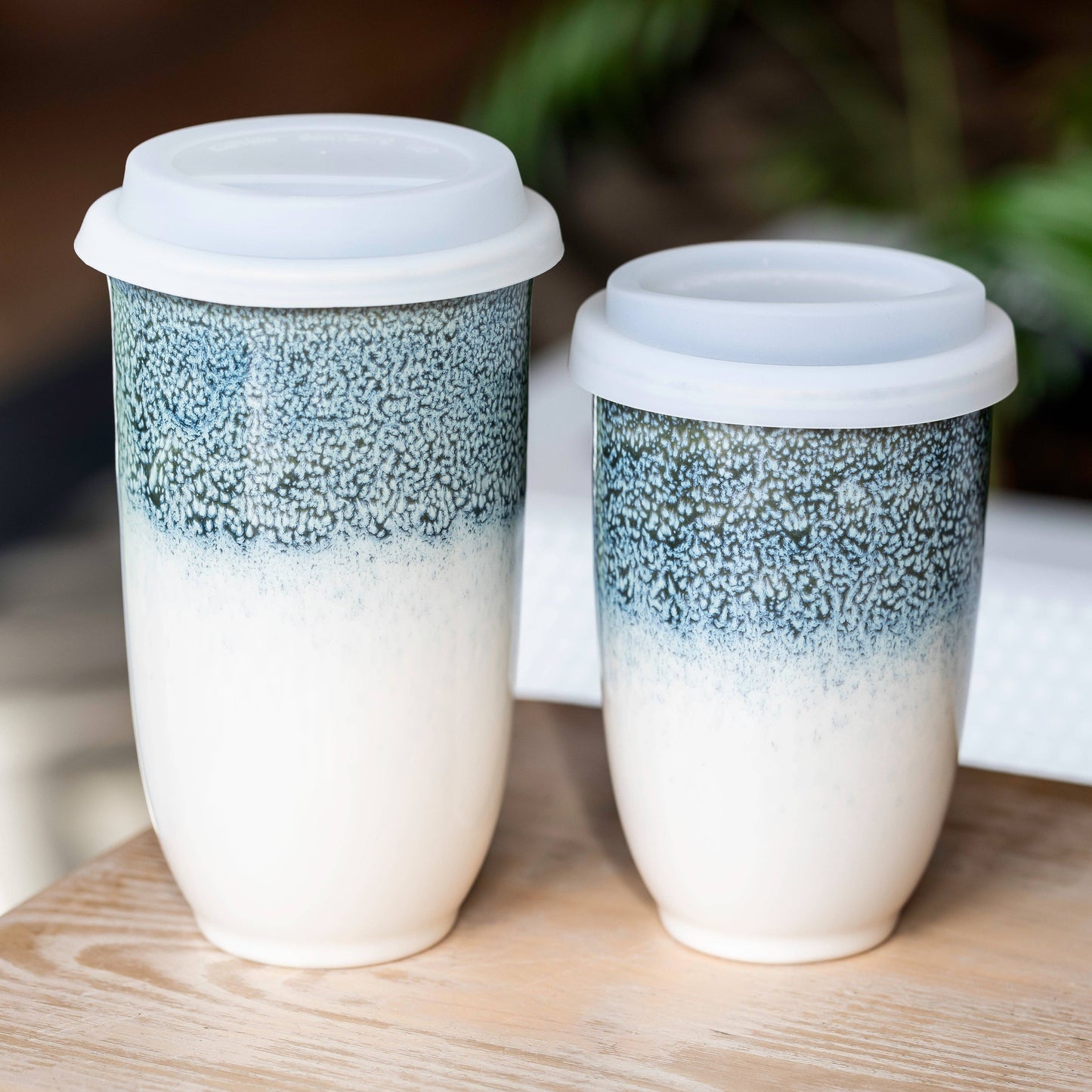 Glacier Ceramic Travel Cup 16oz | Reusable Coffee Cup