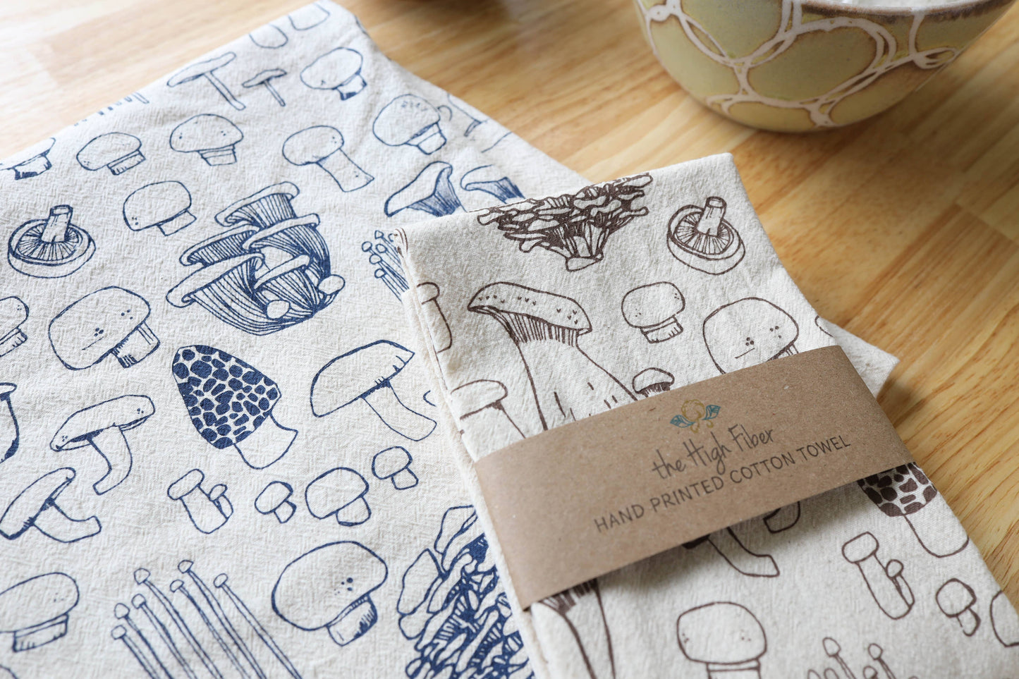 Mushroom Tea Towel- Perfect for Fall Decor