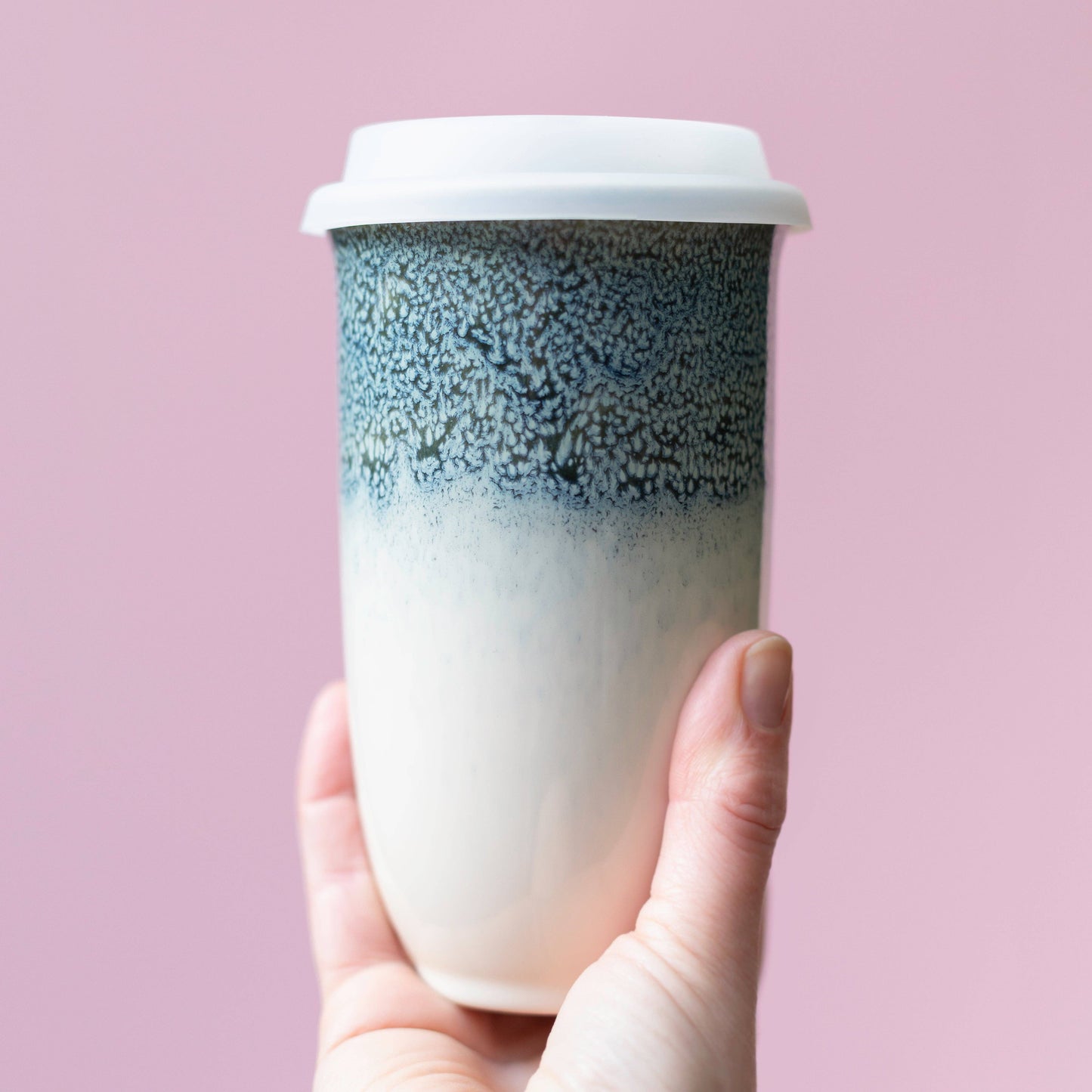 Glacier Ceramic Travel Cup 16oz | Reusable Coffee Cup