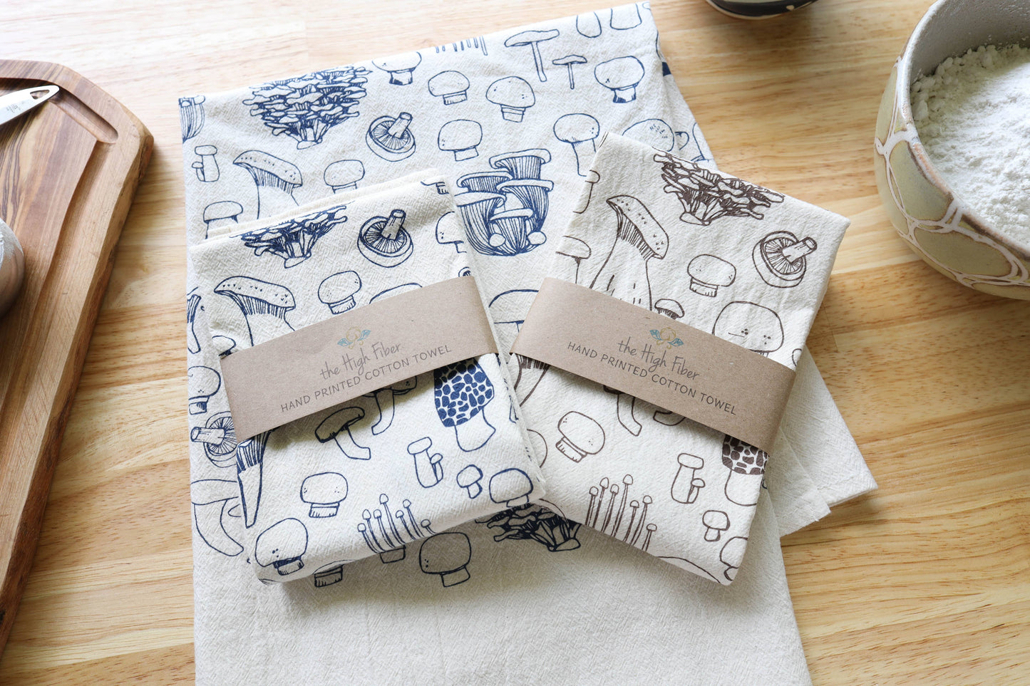 Mushroom Tea Towel- Perfect for Fall Decor