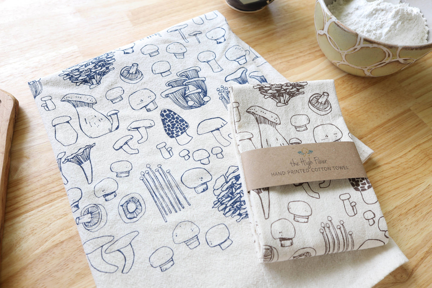Mushroom Tea Towel- Perfect for Fall Decor