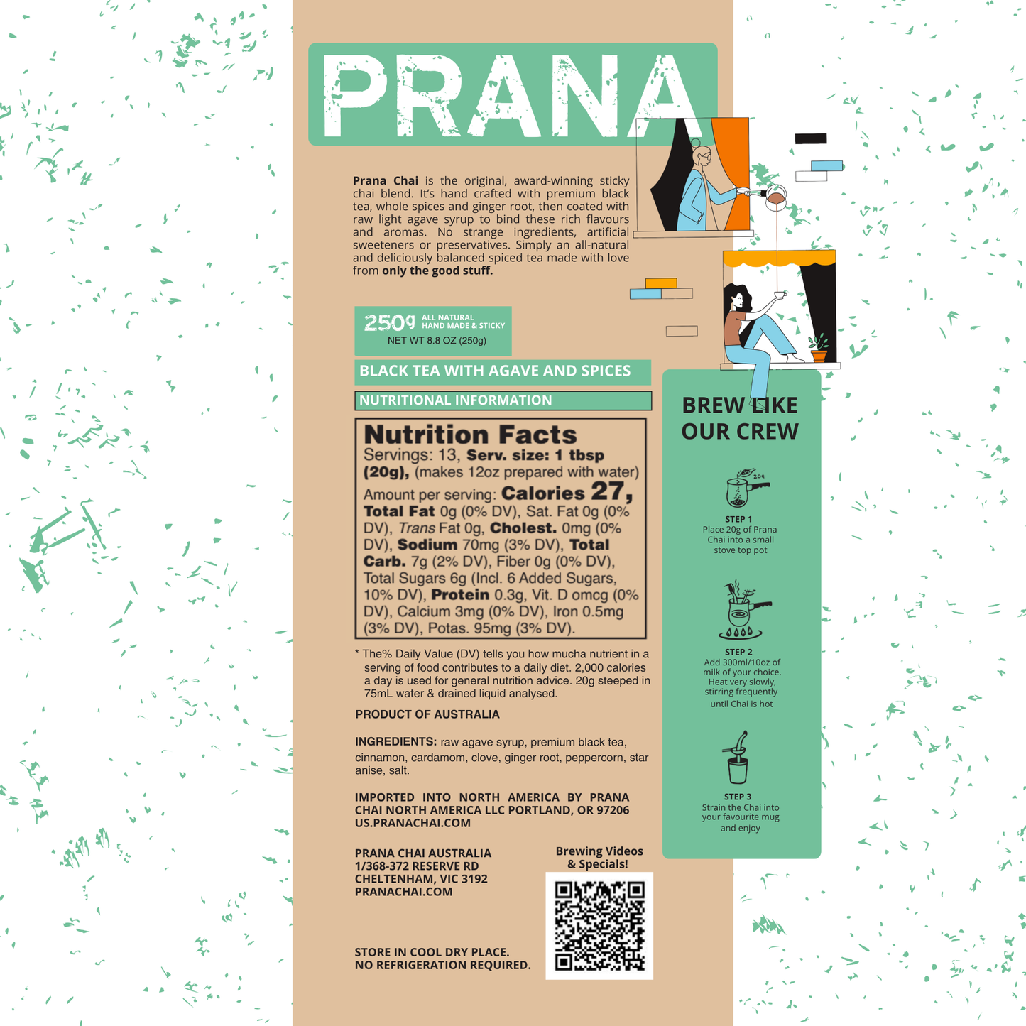 Prana Chai Vegan Agave Blend