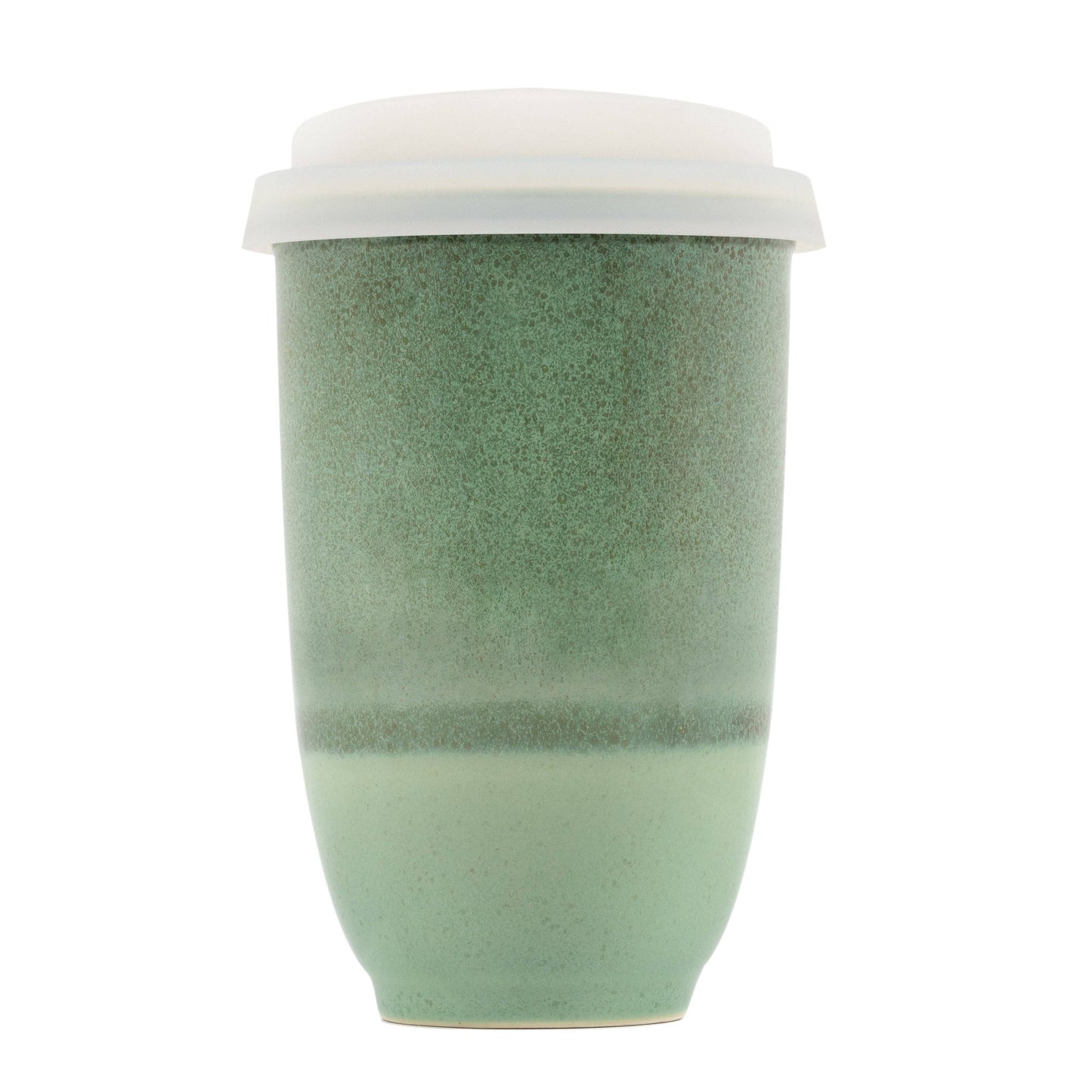 Emerald 12oz Ceramic Travel tumbler– Reusable & Stylish