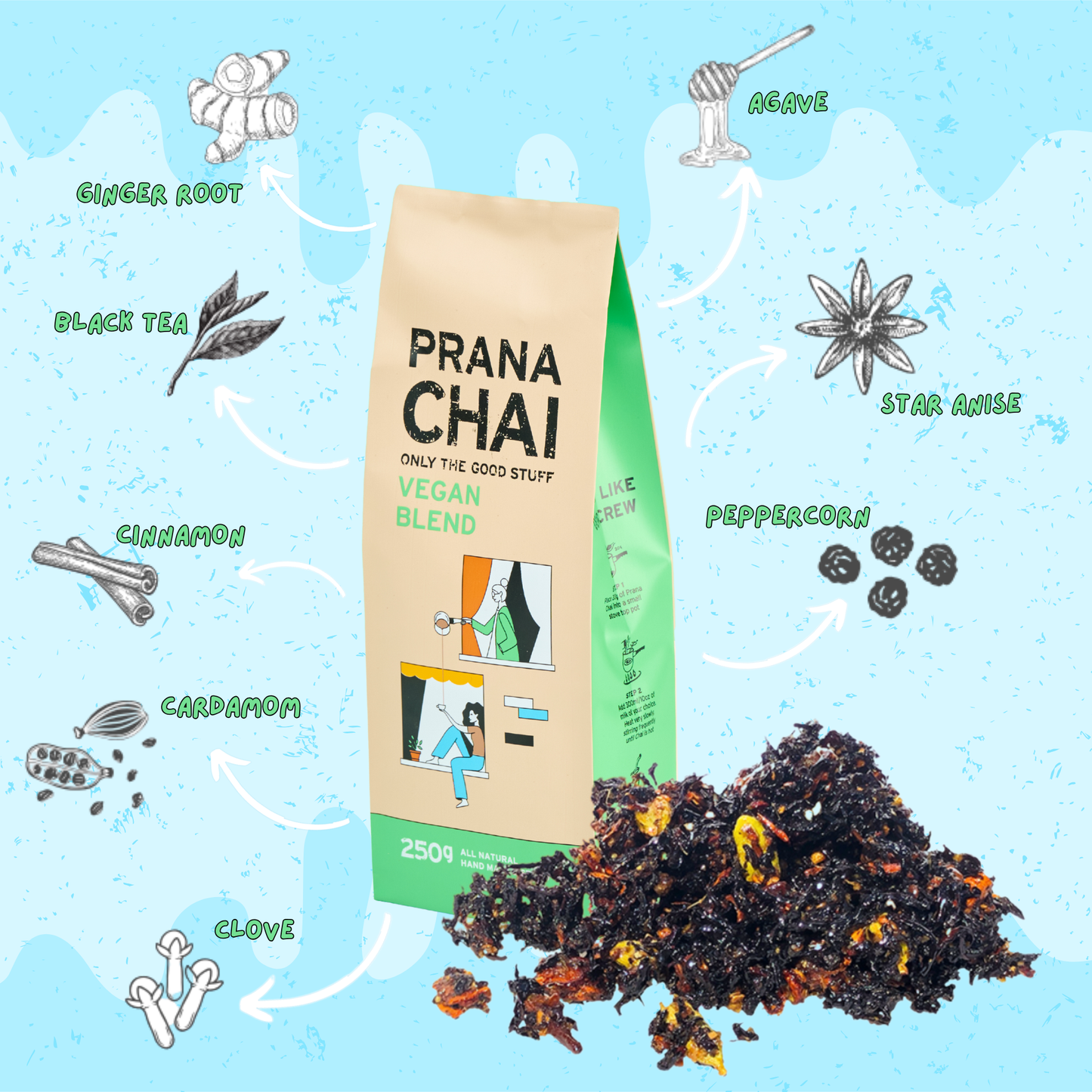 Prana Chai Vegan Agave Blend