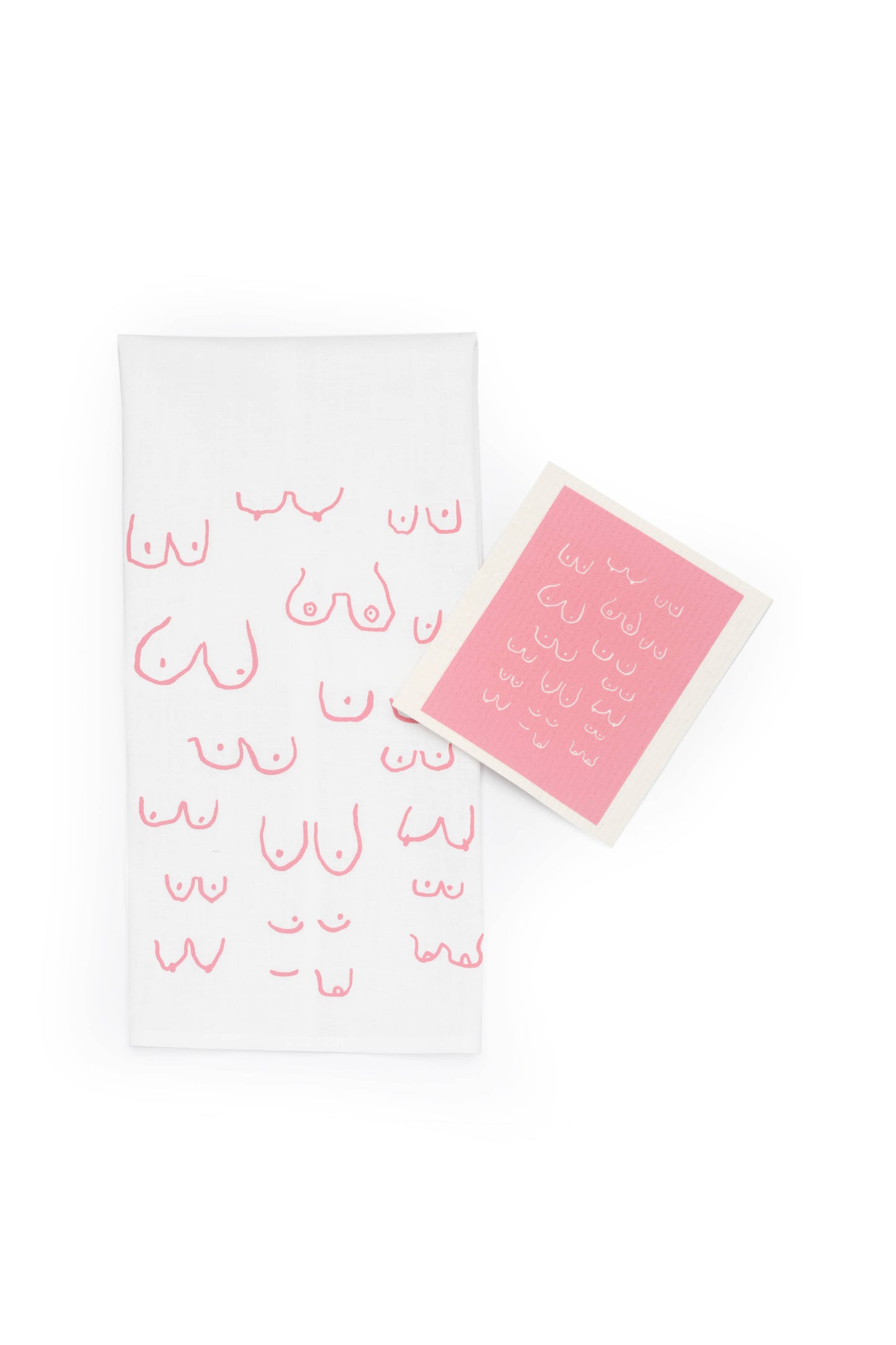 Boob linen tea towel