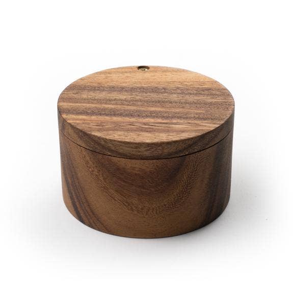 Ironwood Appalachian Salt Cellar, Acacia, 4" x 4" x 2.5"