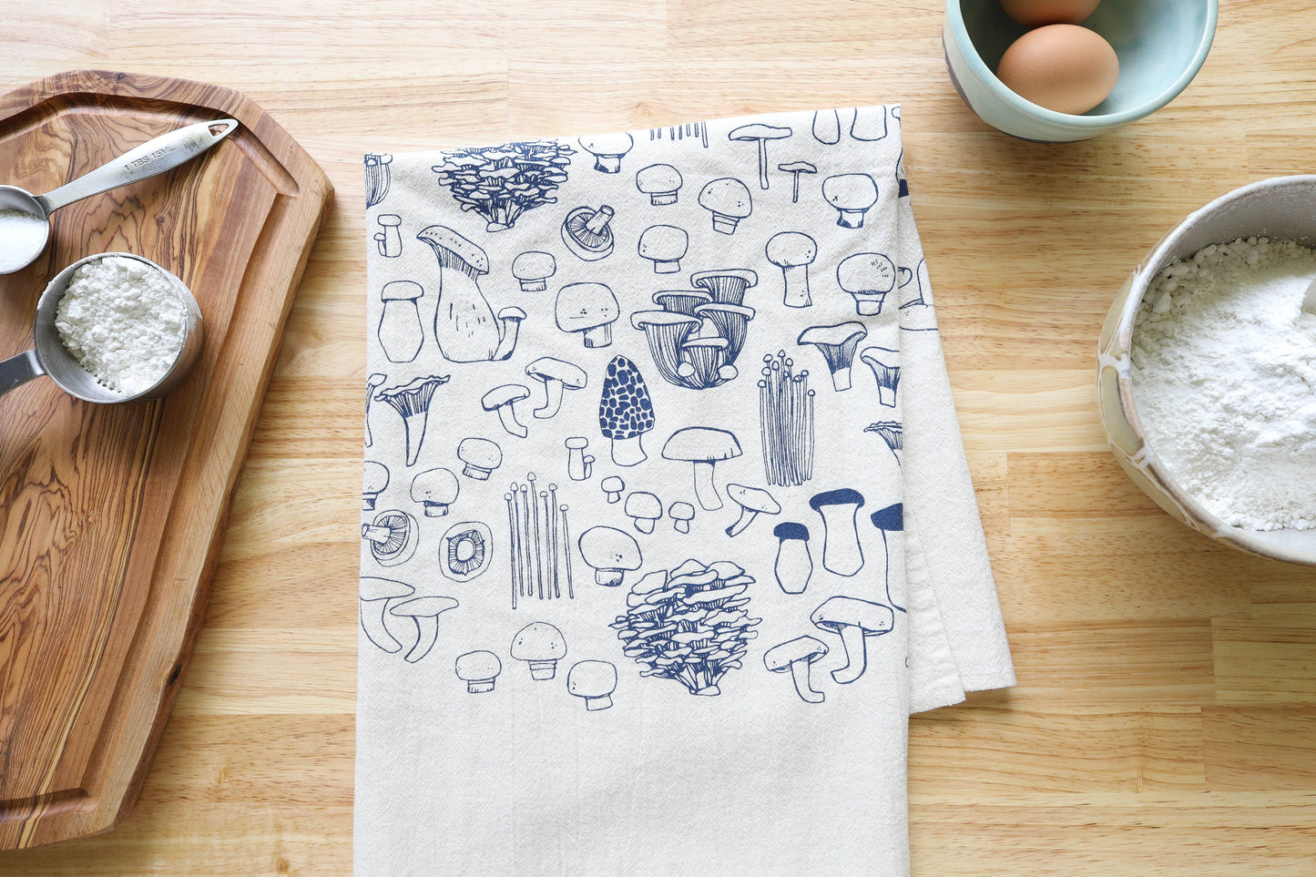 Mushroom Tea Towel- Perfect for Fall Decor