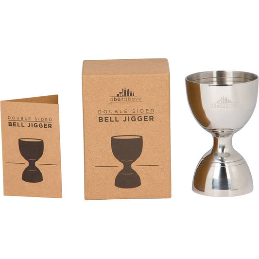 Bell Jigger, 2 ounce Stainless Steel